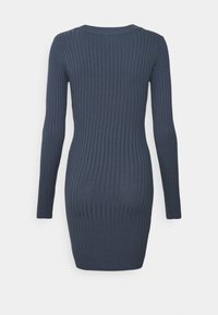 Pieces PCCRISTA O NECK DRESS - Obleka/pulover - ombre blue