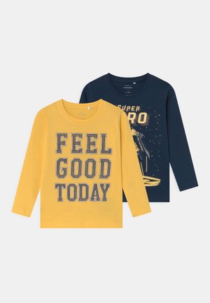 NMMVICTOR 2 PACK - Camiseta de manga larga - yellow