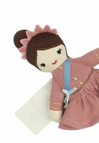 Fabelab POCKET FRIEND - QUEEN - Peluche - ash rose