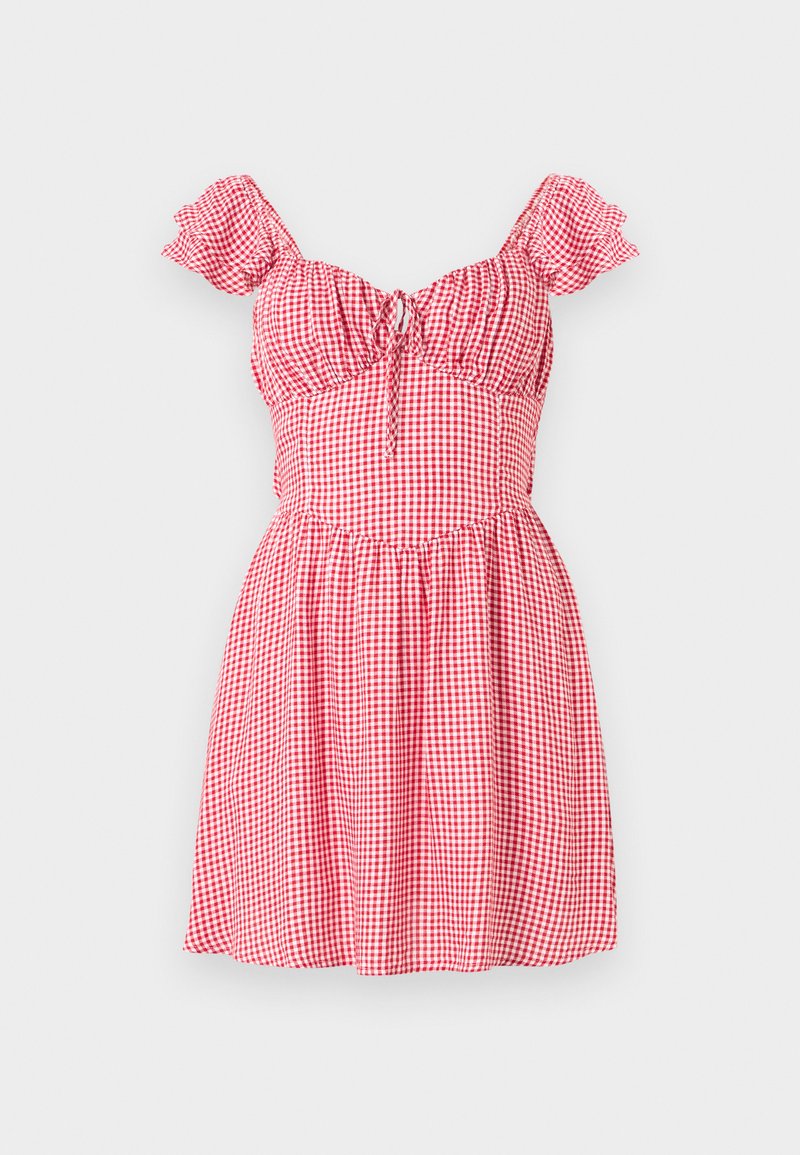 sachin and babi light blue dress Hollister Womens Red Plaid Polyester Slip Dress Size S Round Neck Pull –  Preworn main image 0