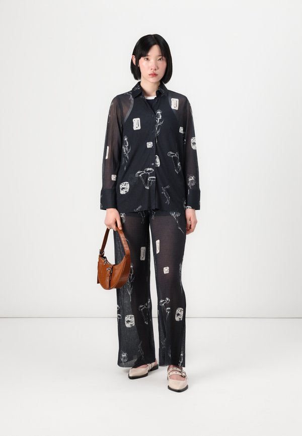 SHIRT RUSSEL DARK - Button-down blouse - dark multicolor4