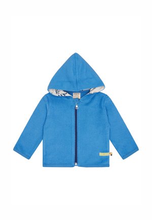 JACKE AUS BAUMWOLL-FLEECE - Fleece jacket - azur