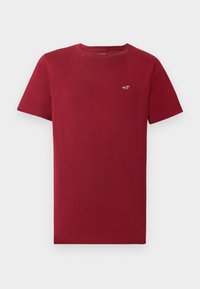 Hollister Co. ICON CREW - Paprasti marškinėliai - dark red
