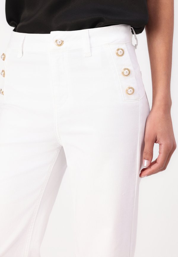JEWEL - Trousers - bianco ottico3