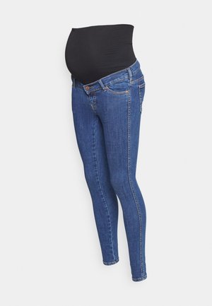 LEXY PREGGO - Calças de ganga de corte skinny - pyke plain dark blue