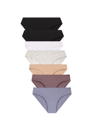 TINTA UNITA 7 PACK  - Slip - 1x Black, 1x White, 1x Light Grey, 1x Blue, 1x Nude, 1x Chocolate