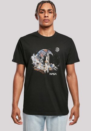 NASA TAKE OFF EARTH MONTAGE - Print T-shirt - schwarz