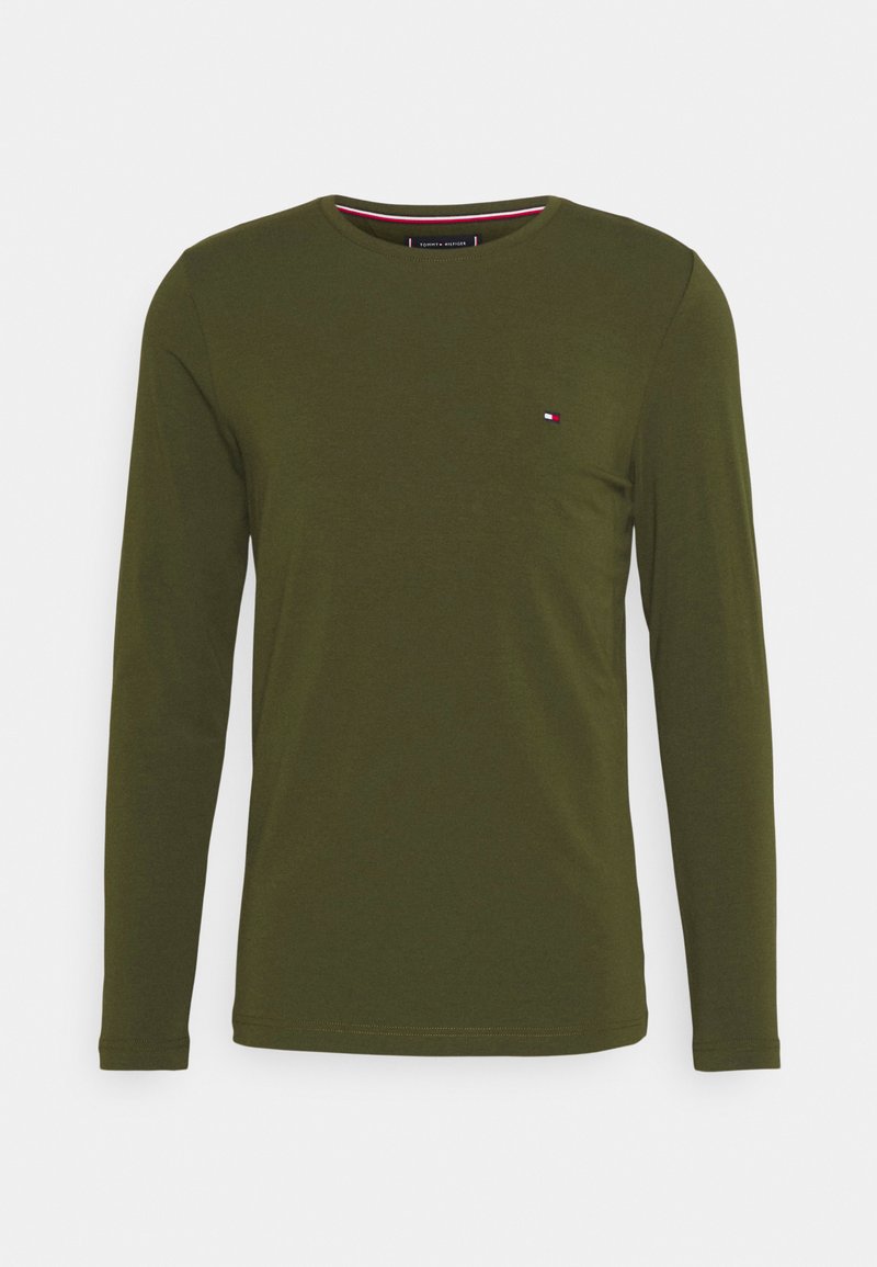 Tommy Hilfiger STRETCH SLIM FIT - Camisola de manga comprida - olivewood