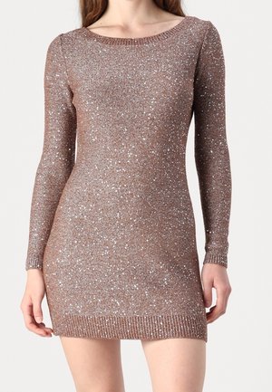 Gebreide jurk - light pink