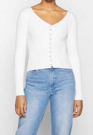 Chaqueta de punto - off-white