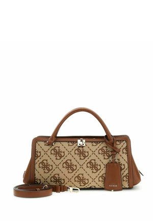 Guess, AUDREY LOGO GIRLFRIEND SATCHEL - Sac à main - latte logo
