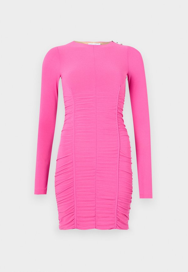 DRESS - Jersey dress - fuxia2