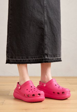 CRUSH - Heeled mules - dragon fruit