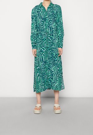 Košilové šaty - green