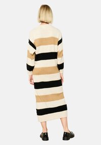 LolaLiza STRIPED  - Vestito lungo - camel cinnamon