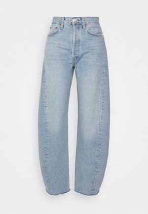 LUNA PIECED - Jeans straight leg - void light indigo