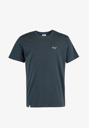 Reell, STAPLE LOGO - Basic T-shirt - blue