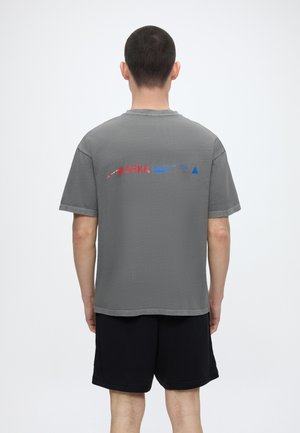 ARKK Copenhagen ARKK LOGO BOXY TEE - Tričko s potlačou - grey