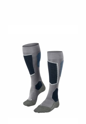 SK6 PRO SKIING - Chaussettes hautes - m grey mel