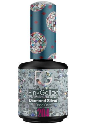 Pink Gellac GEL POLISH EFFECT (GRANDPARENT) - Nail polish - diamond silver