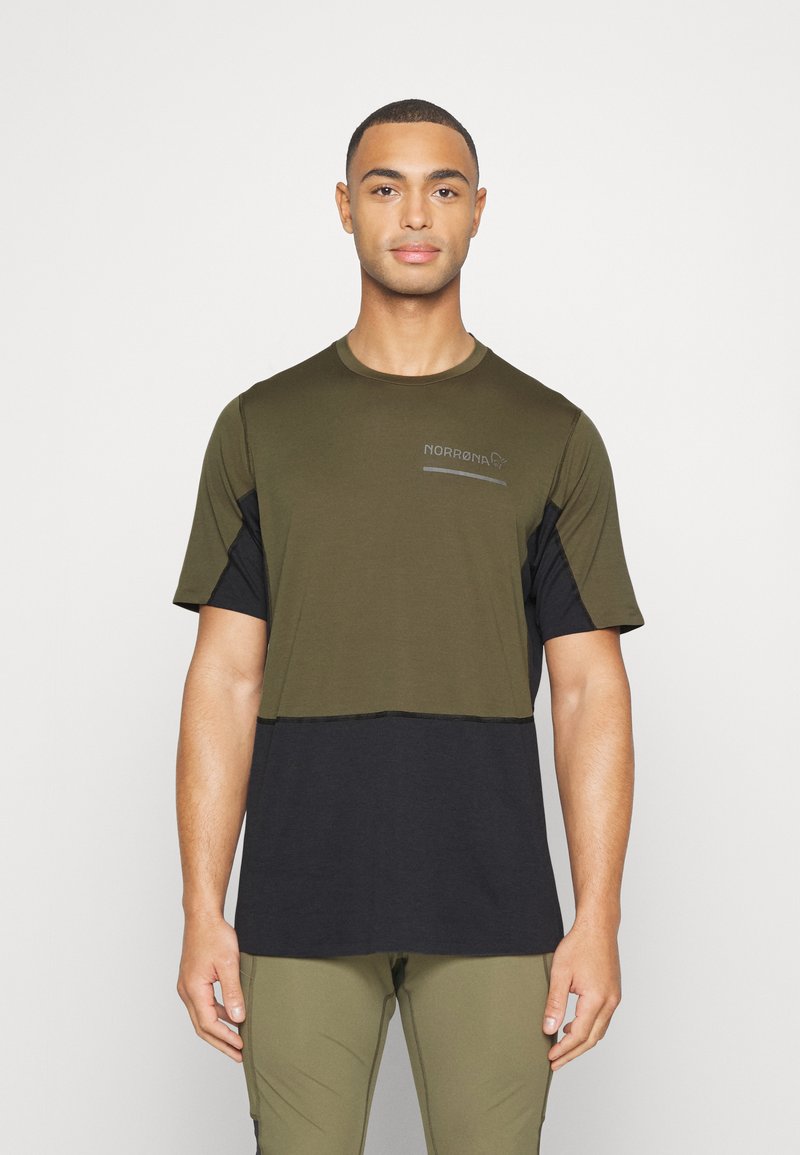 Norrøna SENJA EQUALISER LIGHTWEIGHT - Camiseta deportiva - olive