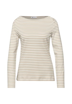 GESTREIFTES  - Camiseta de manga larga - beige