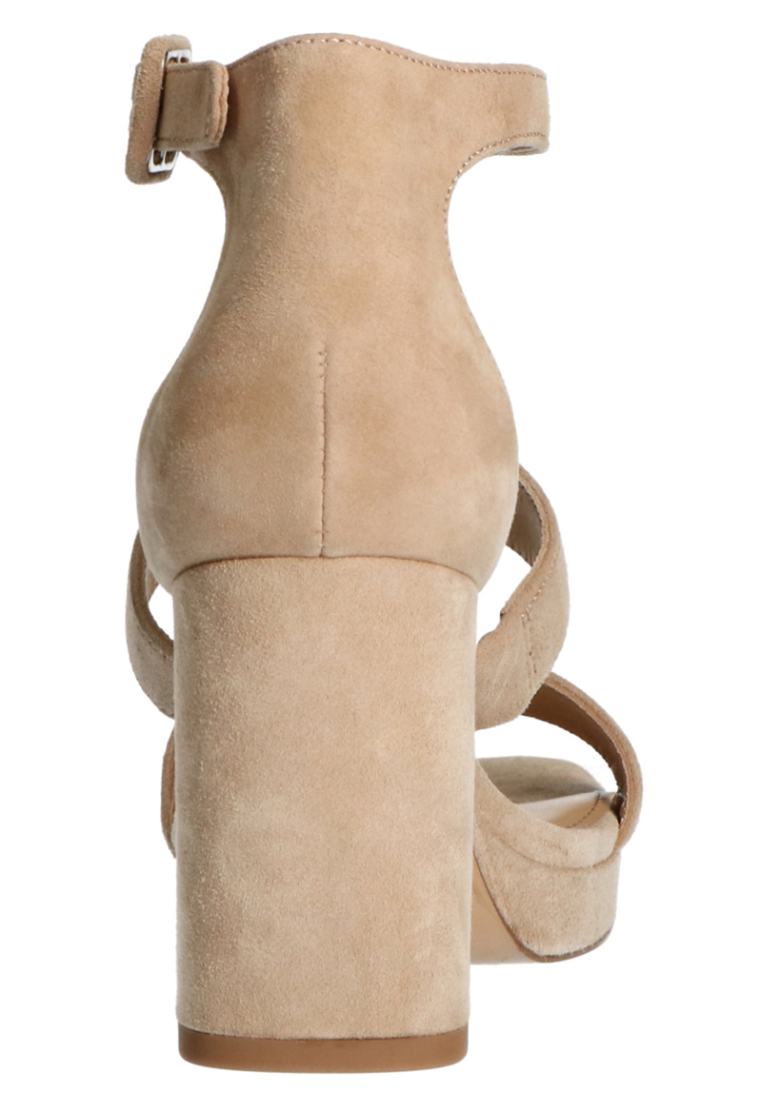 Manfield Sandalen met hoge hak - taupe - Zalando.be
