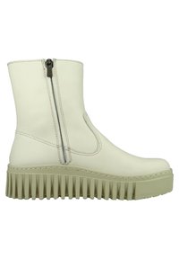 *Art ELEGANTE  BRIGHTON GRASS WAXED  - Botines con plataforma - cream