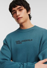Karl Lagerfeld Jeans LOGO - Džemperis - hydro