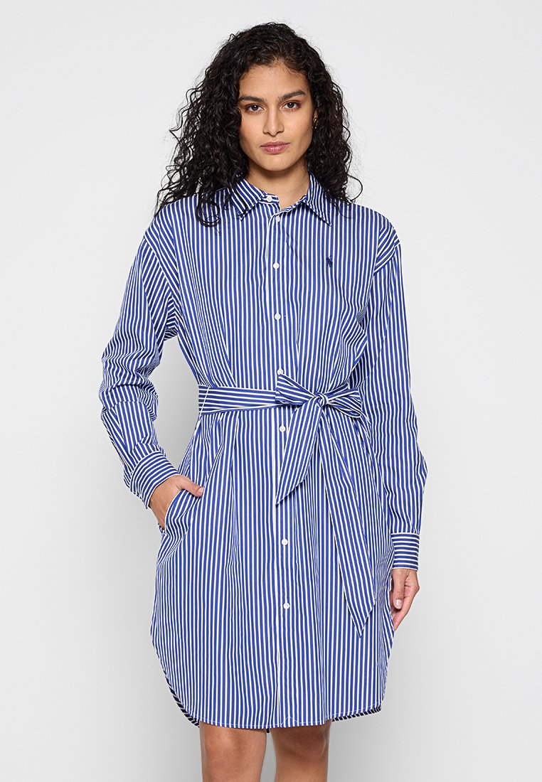 Polo Ralph Lauren Blousejurk blauw Polo Ralph Lauren Blousejurk blauw