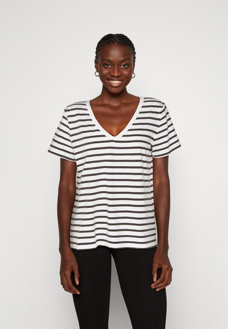 GAP T-shirts - white/black