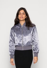 Calvin Klein Jeans REVERSIBLE - Blusão aviador - fossil grey