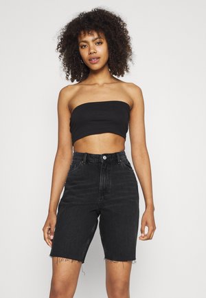 Shorts di jeans - black dark