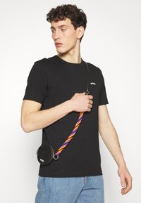 BOSS TEE CURVED - T-shirt basic - black