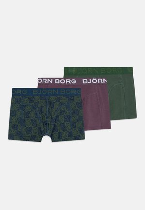 3 PACK - Pants - dark green