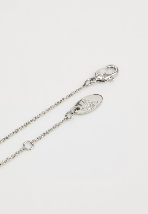 NEW DIAMANTE HEART PENDANT - Necklace - platinum/crystal2