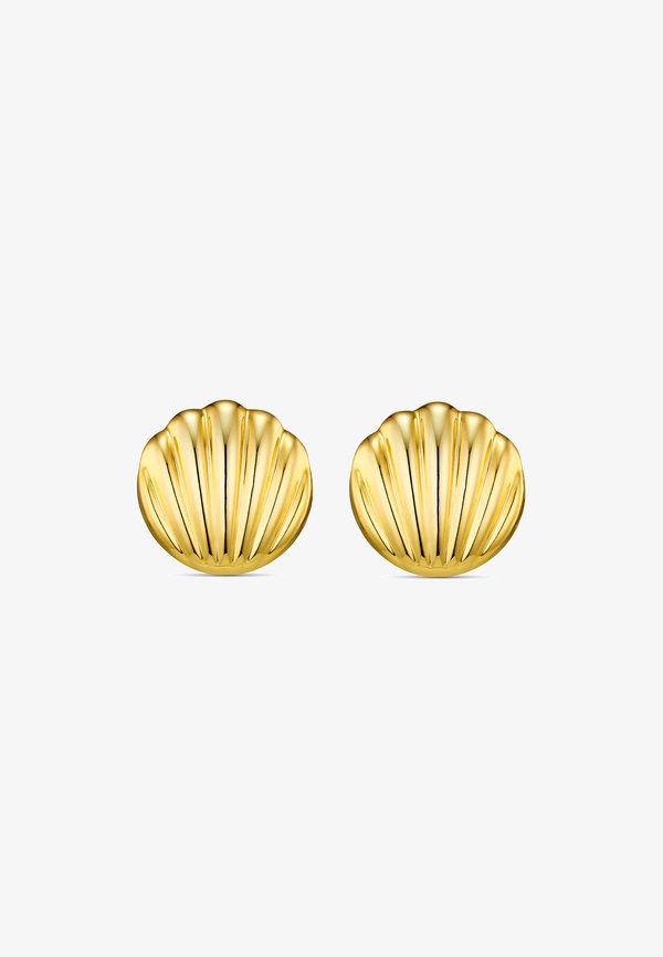 STATEMENT POLISHED SHELL STUD - Earrings