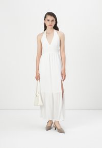 Hollister Co. HALTER MAXI DRESS - Maxi dress - off white