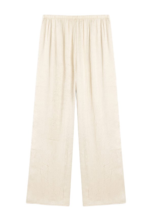 HIGH-RISE - Stoffhose - beige