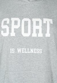 Active by Zizzi Sweat à capuche - light grey
