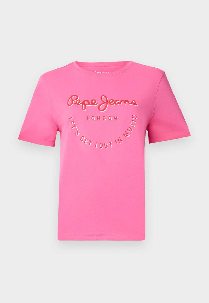 Pepe Jeans T-shirt print neonroze Pepe Jeans T-shirt print neonroze