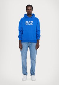 EA7 Emporio Armani FELPA - Felpa con cappuccio - lapis blue