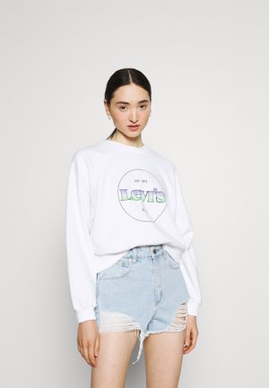 VINTAGE RAGLAN CREW - Sweatshirt - gradient white