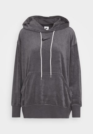 Nike Sportswear HOODIE - Sweatshirt - anthracite/black