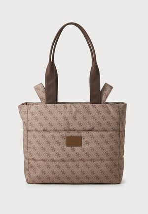 PUFFY DIAPER BAG - Baby changing bag - beige blanco