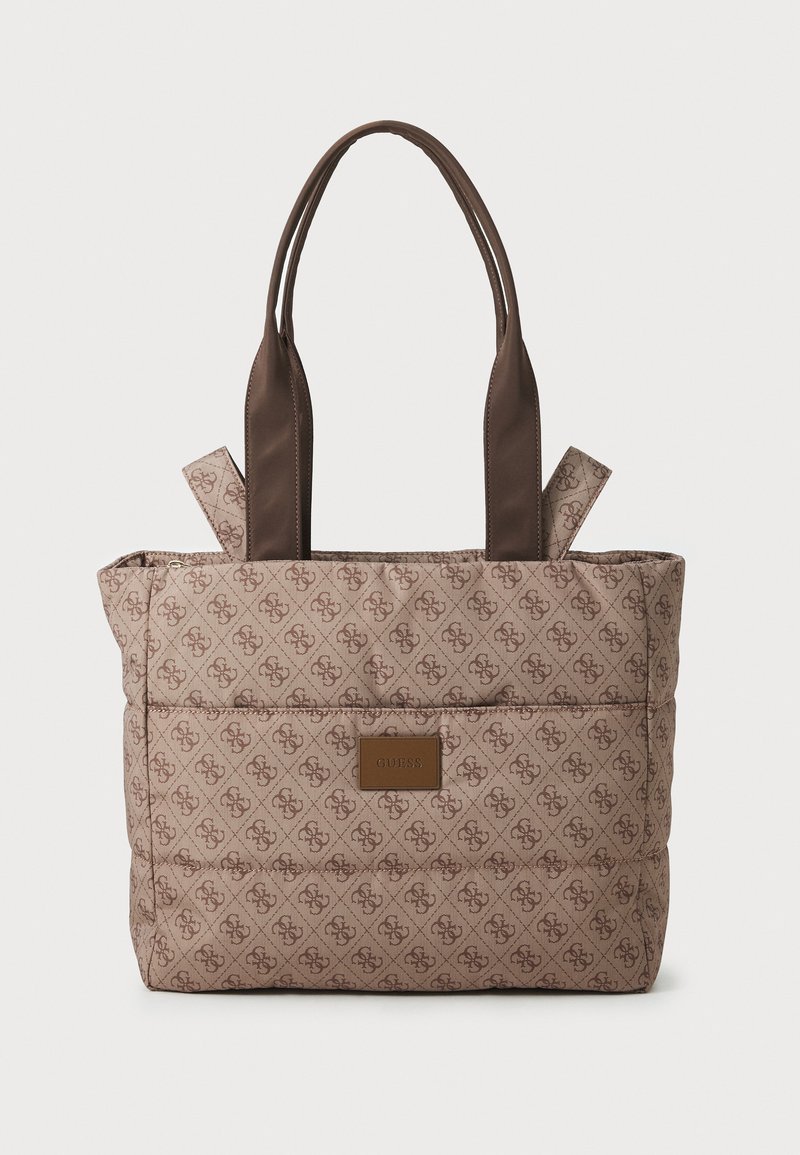 Guess PUFFY DIAPER BAG - Skötväska - beige blanco