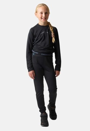 THERMAL WARM SET JR - Hemd - black