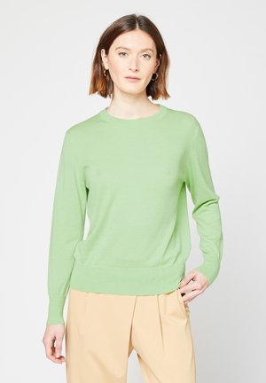 Rodier LONG SLEEVES ROUND NECK - Trui - vert pale