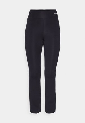 Nebbia HIGH WAISTED FLARED LEGGINGS - Trikoot - black