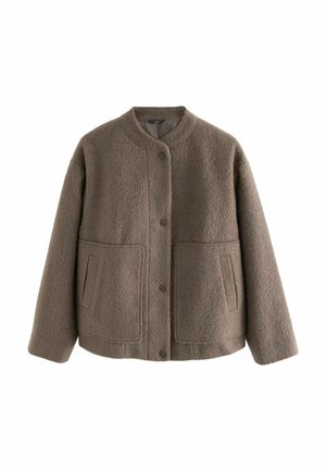 TEXTURED - Jachetă subțire - mole brown